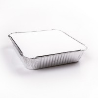 New Product 2100ML 8011 Disposable aluminum food tray For BBQ