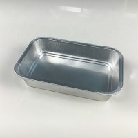 keep food warm aluminum foil airline serving food tray/foil container/lunch box with color coating