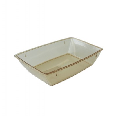 Amber Transparent Microwave Safe Airline PES Oven Tray