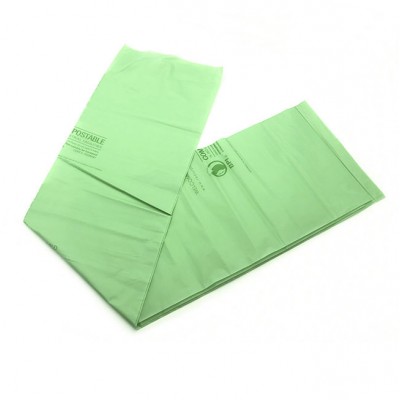 Biodegradable sustainable PLA trash bags for airlines