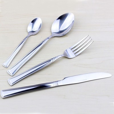 Luxury 4 piece flatware cutlery stainless steel