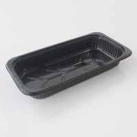 1500ml Plastic Disposable Ovenable CPET Food Tray For Airline Hot Meal