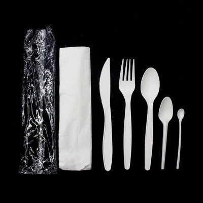 disposable biodegradable stir stick compostable cutlery set