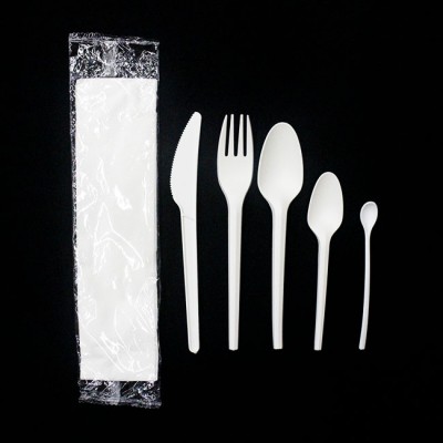 biodegradable plastic PLA cutlery set