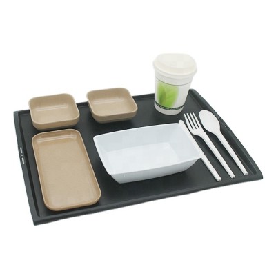 Biodegradable Rice Husks Airline Tableware