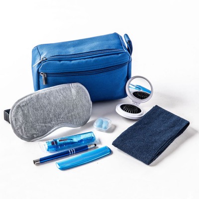 2020 satin/cotton/polyester/TC airline amenity kit