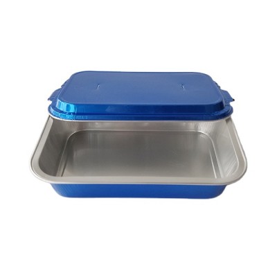 Airline aluminum foil tray with lid