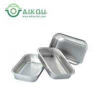 Airline disposable takeaway meal lunch box airline food trays aluminum food plate